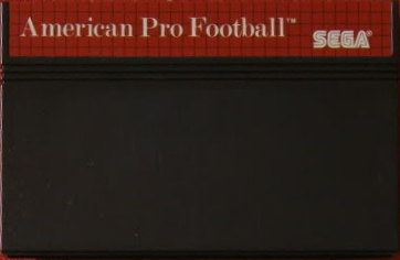 American Pro Football media 5 for Sega Master System